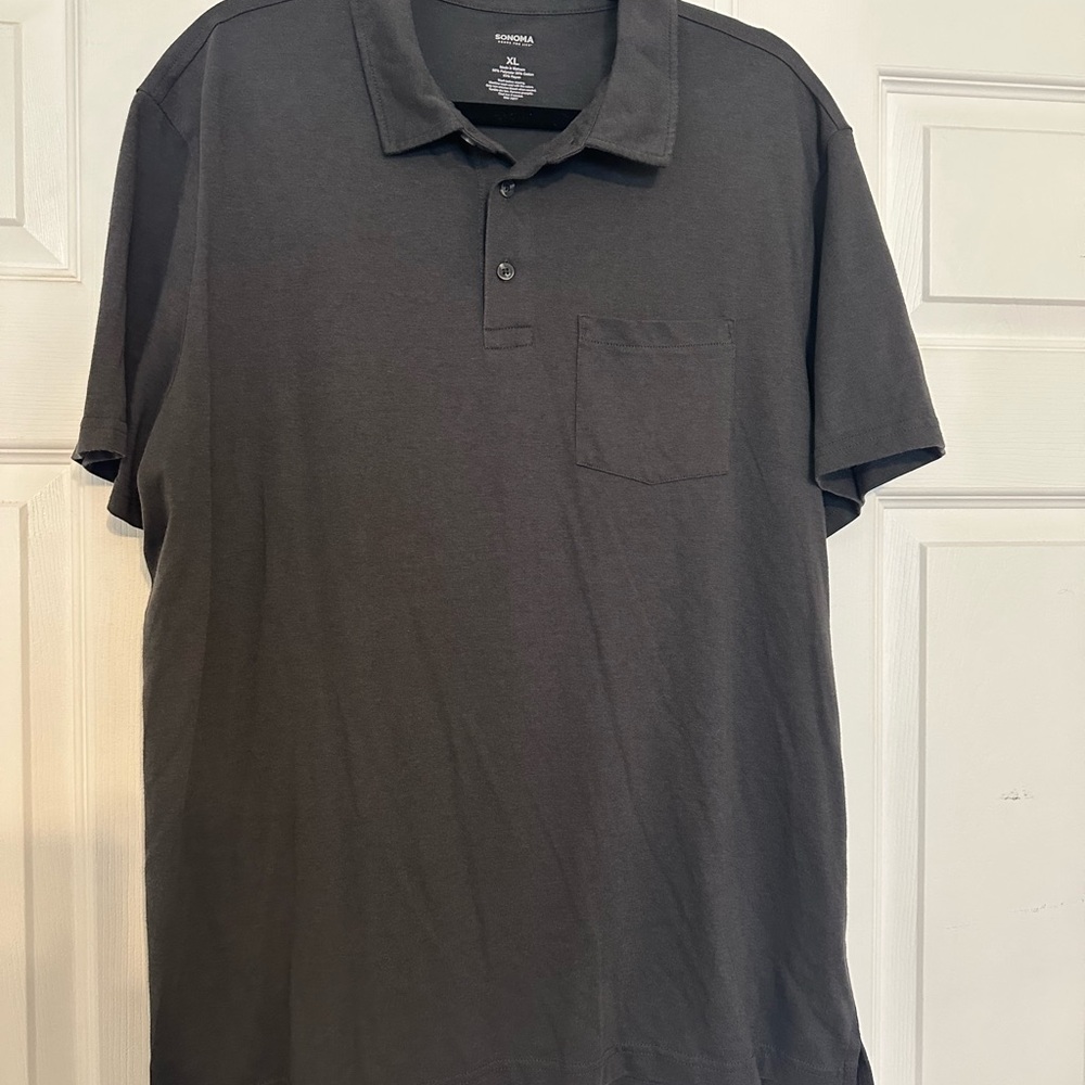 Men's Grey Polo Shirt